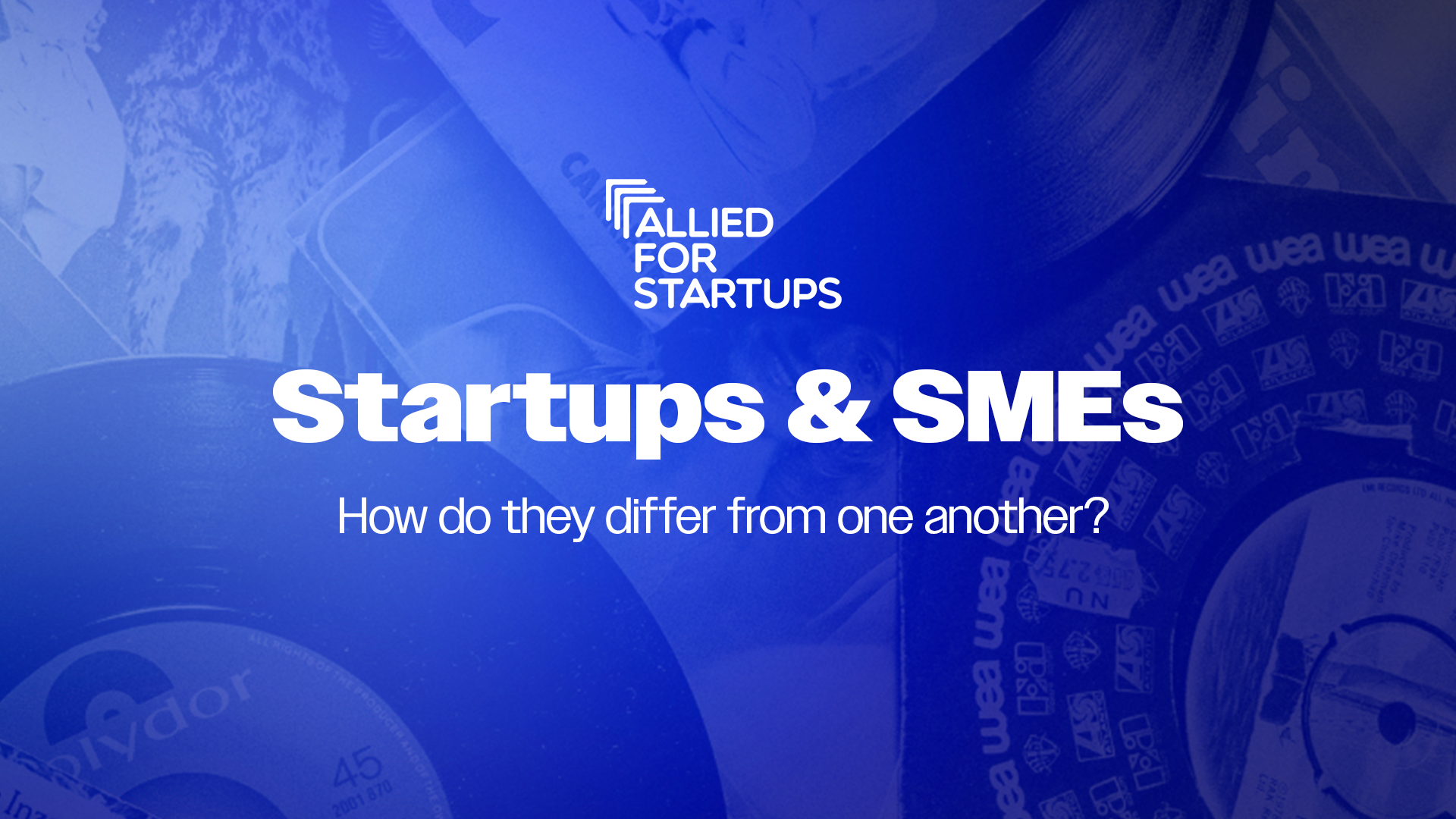How are startups and SME